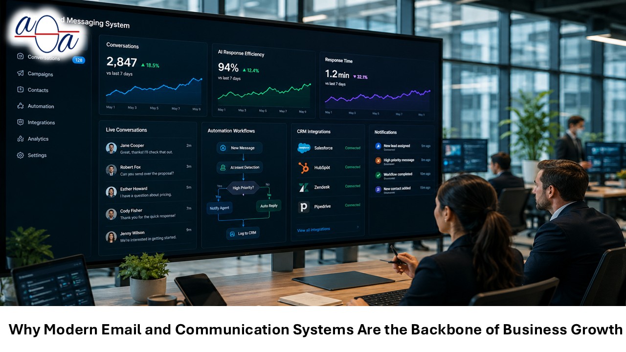 Why Modern Email and Communication Systems Are the Backbone of Business Growth